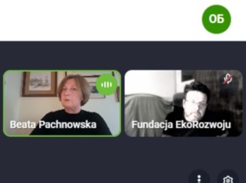 Участь викладачів кафедри екології та безпеки життєдіяльності і студентів-екологів у вебінарі, організованому польськими партнерами